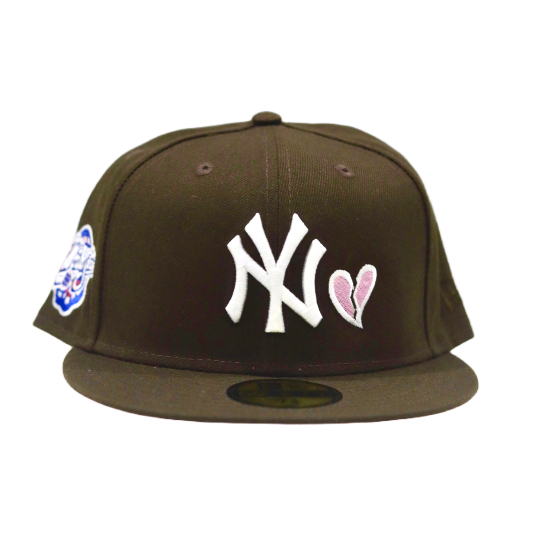 Mocha MLB Fitted Hats Pink Undervisor